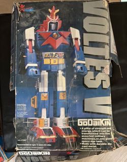 Godaikin Voltes V Vintage Robot Toy Set 1980 MPN 77052 Ages 12+