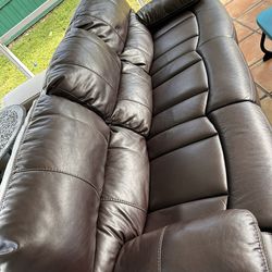 leather sofa