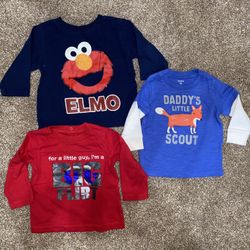 Long Sleeve Shirts (3), 12 months