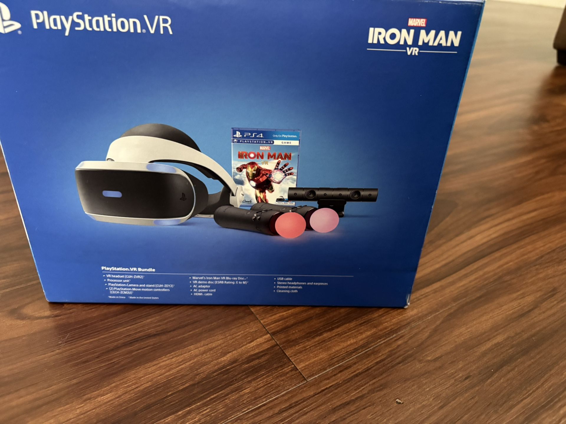 Virtual Reality Vr Iron Man Ps4 PlayStation VR Headset Controllers