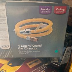 4’gas 5/8 Coated Gas Connector