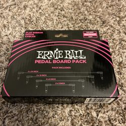 ‼️ Earnie Ball Flat Ribbon Patch Cables Pedabaord Multi-Packs‼️