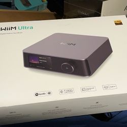 WiiM Ultra Music Streamer & Digital Preamp | 3.5" Touchscreen, Compatible with Google Cast & Alexa, Stream Spotify, Amazon Music, Tidal & More | HDMI 