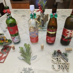 Christmas Decorated Bottles
