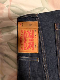 Navy Blue Levi’s 501’s Size 40/34