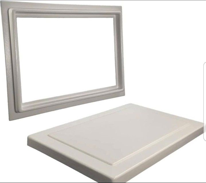 Crawl Space Access Door (16" H x 32" W, White)