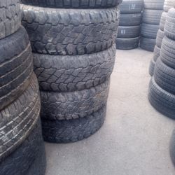 Vendo Sed De Llantas Usadas 275/70r18 Cooper Con 80% De Vida $250