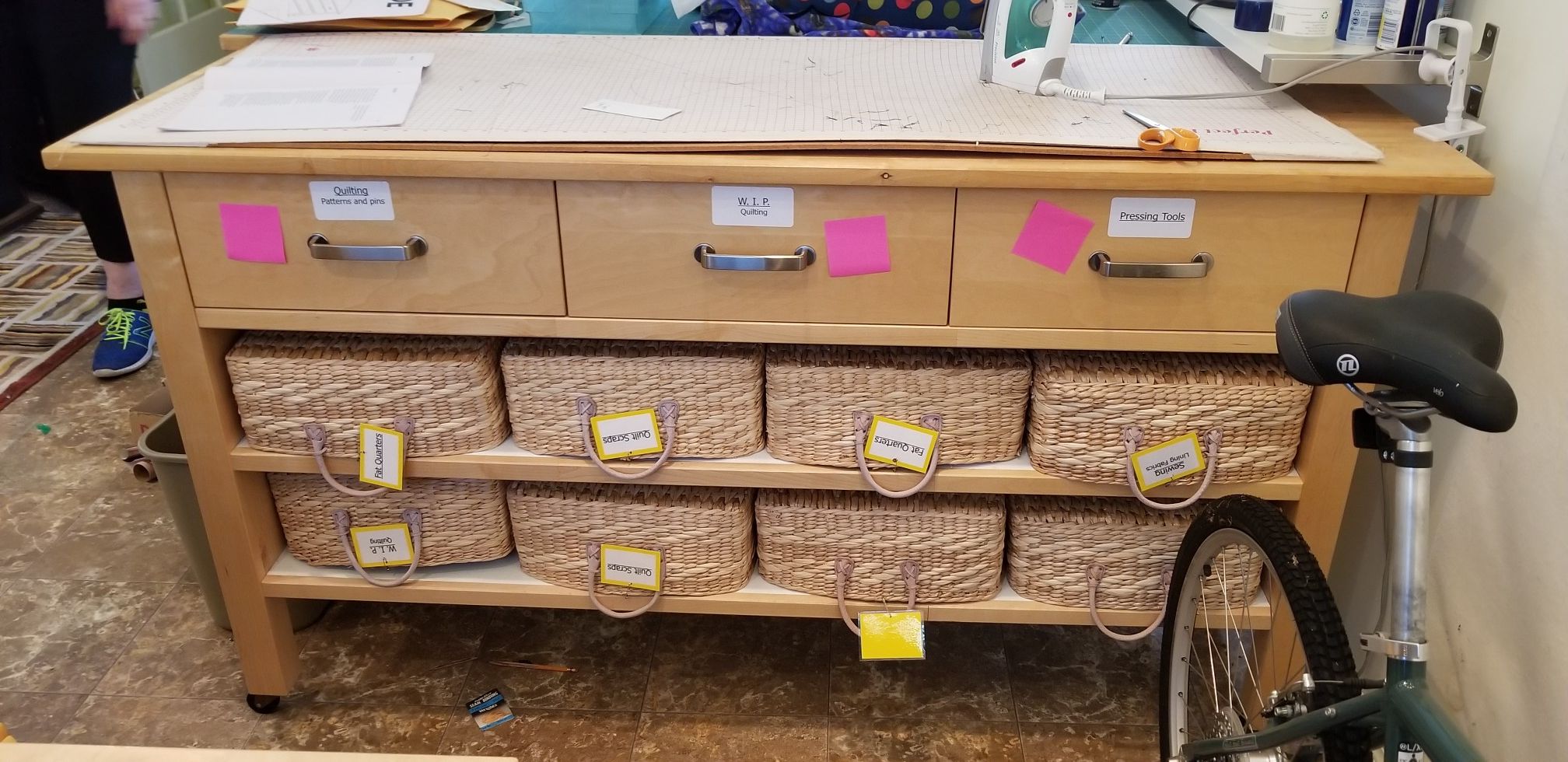 IKEA Varde kitchen islands w/baskets - SALE PENDING