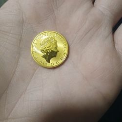 2023 1/4 oz Tudor Beast Yale of Beaufort Gold Coin