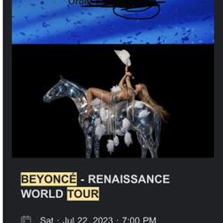 Beyoncé Ticket 