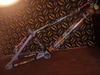 20 inch viper diamondback frame  with custom batman comic wrap