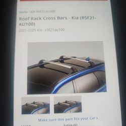 Kia Telluride Roof Rack Cross Bars ( R5F21-AU100)