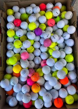 50pcs Mix Golf Ball.. in good condition clean and ready to use