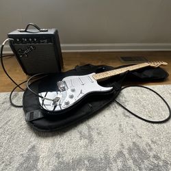 fender squier starter guitar set