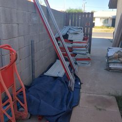 Double Isle Metal Shelves