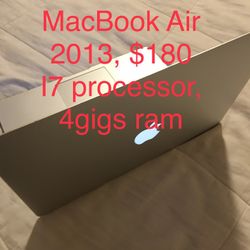 MacBook Air 2013 $100