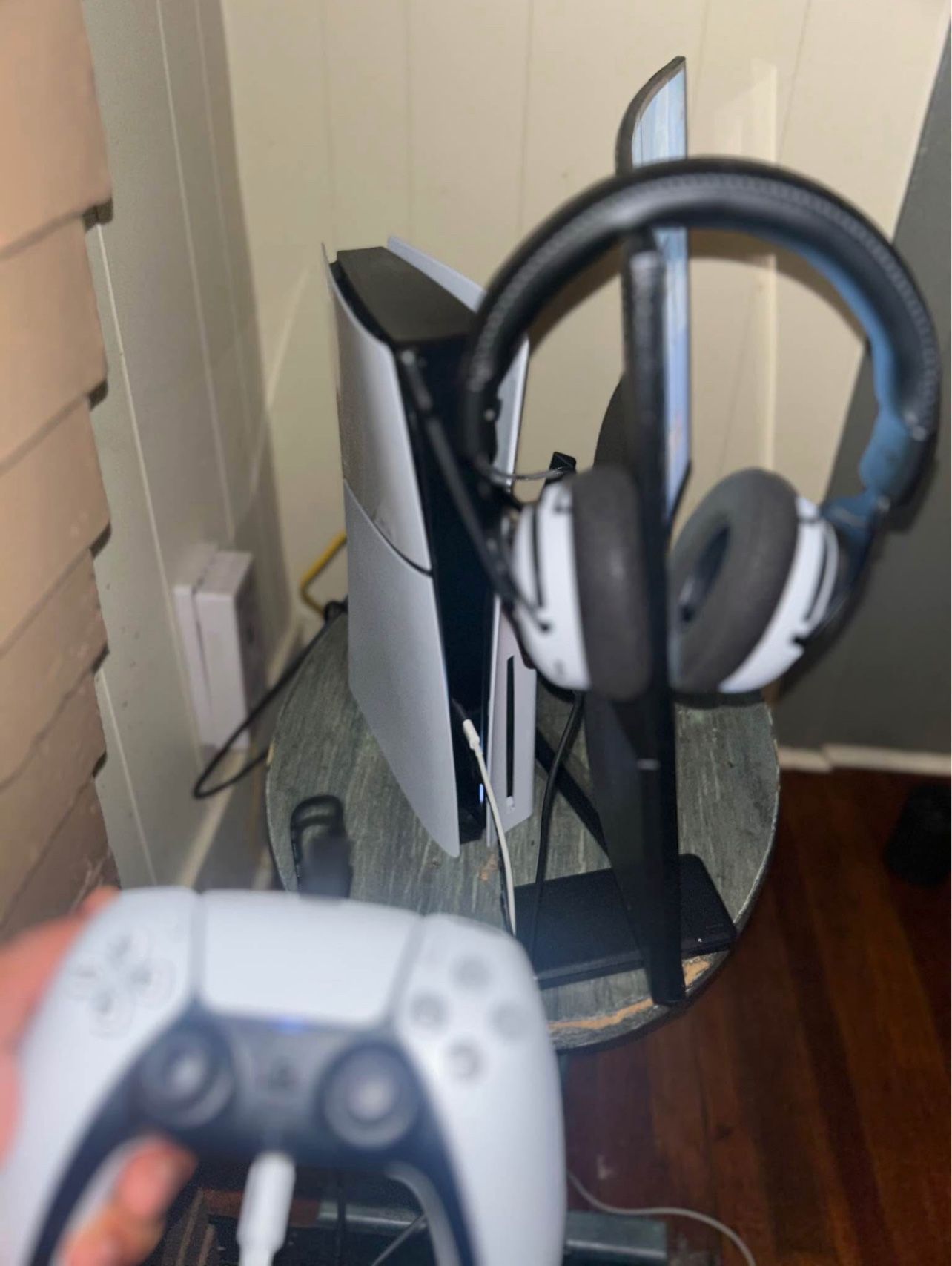 PS5, headset, And Monitor