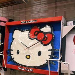 Hello Kitty Wall Clock NEW 