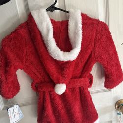 Baby Robe For Xmas Santa