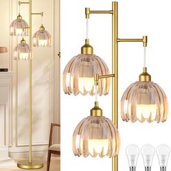 Gold Floor Lamp for Living Room