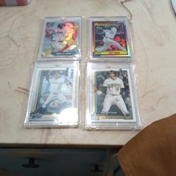 PAUL SKENES, NICK KURTZ RC, ZAC VEEN RC, MARCELO MAYER RC ALL RAINBOW FOILS