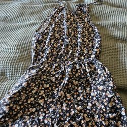 Romper Shorts Small Floral