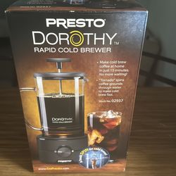 Presto cold coffee maker rapid cold brewer