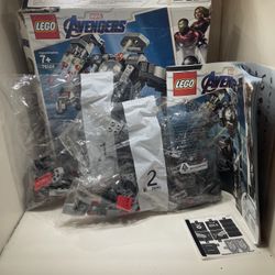 Lego Marvel Avengers War Machine Buster 76124 Retired Set (missing Bag 3)
