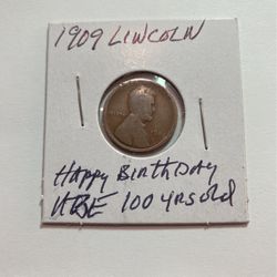 1909 Lincoln FIRST YEAR Of The WHEATIE CENT