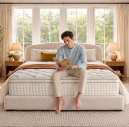 12 Inch King Mattress Cooling Hybrid, Gel Memory Foam & Pocket Coils, Medium Firm, Motion Isolation, Pressure Relief, CertiPUR-US