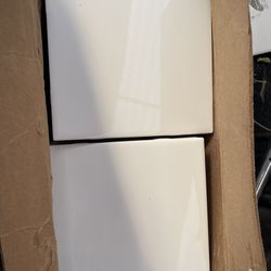 Datile 6in x 6in  white tile