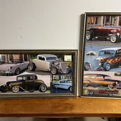 Framed Automobile Collage 