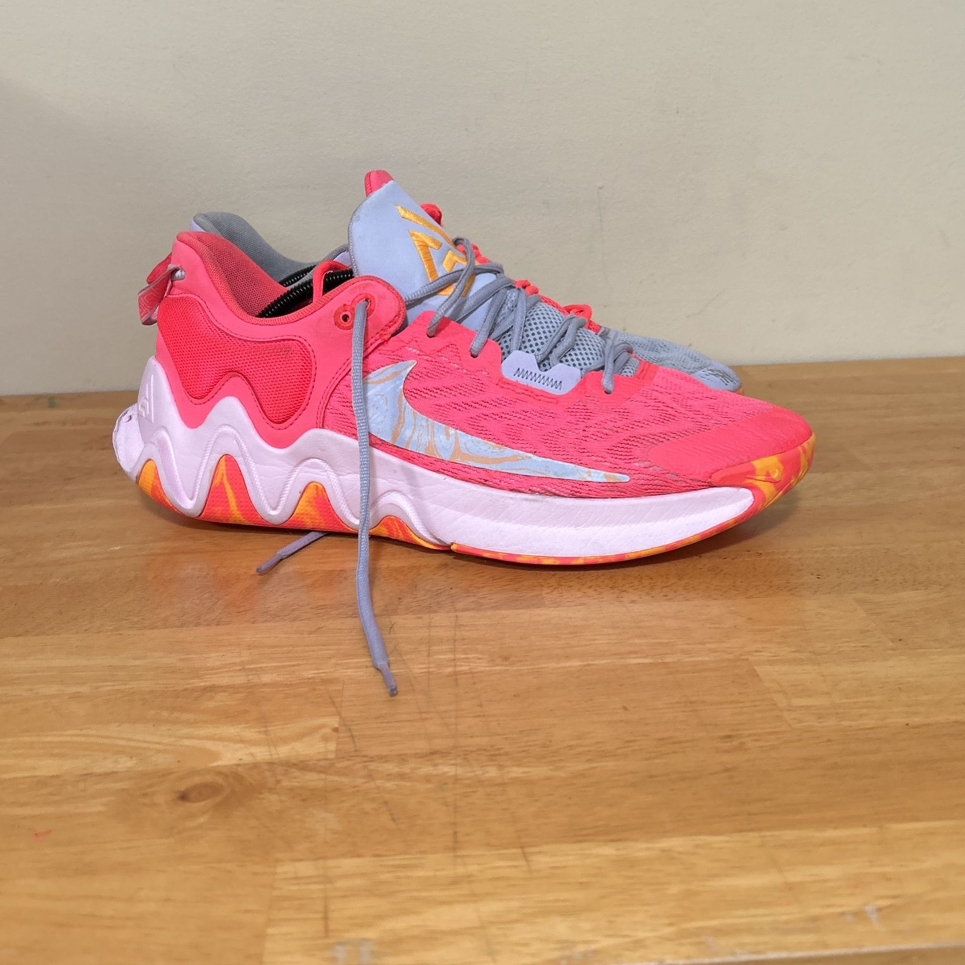 nike giannis immortality 2 mid hot punch mismatched
