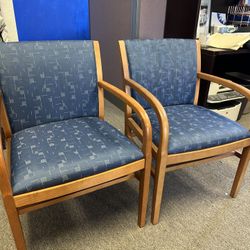 Reception Chairs Blue