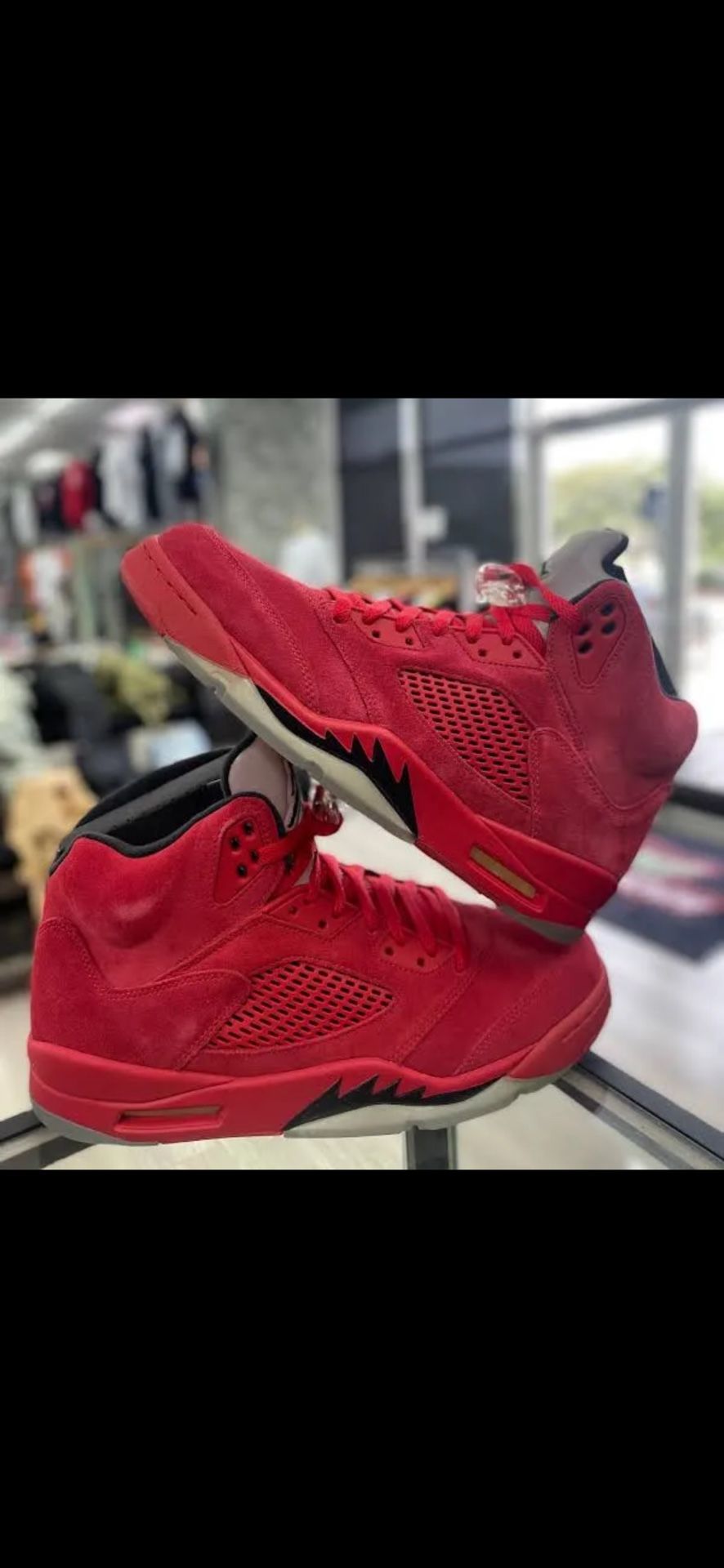 Air Jordan 5 Retro Red Suede Size 11.5 Men’s