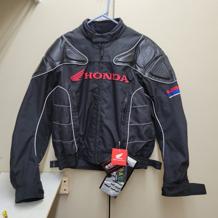 Honda Vented Riding Jacket - New With Tags - Size Large