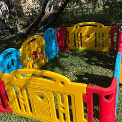Colorful Yard Fence Kids