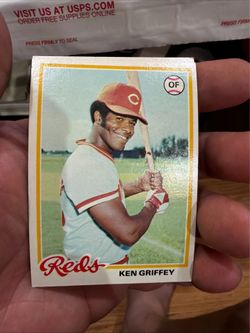 Ken Griffey Sr. Cincinnati Reds Baseball Card