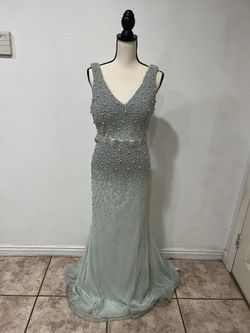 Beaded and Pearl Dress - Jadore