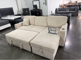 Sofa bed with storage