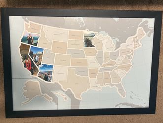 50 States Map- Custom Photos
