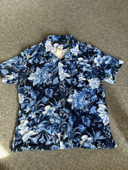 Polo Ralph Lauren Men's Classics Fit Floral Terry Camp Shirt XXL