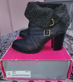Shoedazzle |Jamie | Black | 8.5