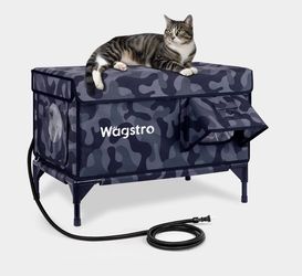 New Large Night Camo All-Guard Small Animal House with built in heater for the cold months