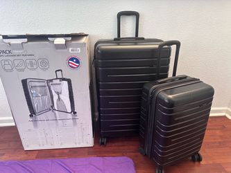 2-Piece Hard Shell Spinner Luggage Set