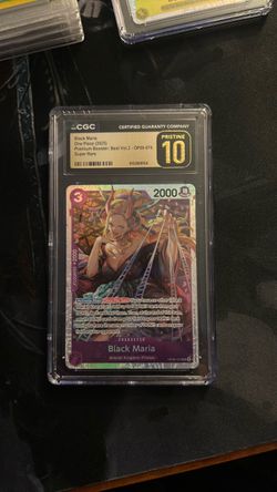CGC Pristine 10 One Piece Black Maria