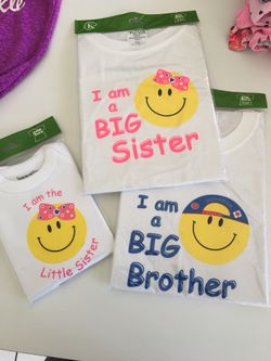 Siblings T Shirts (one size fits most)