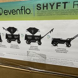 Evenflo Shift Rideshare All-Terrain Performance Stroller Wagon