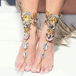 Pretty Crystal Anklet NIB - 2 colors available
