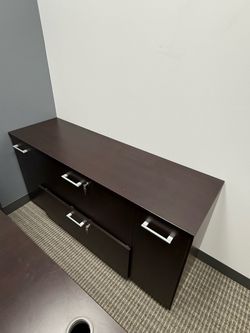 Black Lateral File Cabinet 2-Drawer